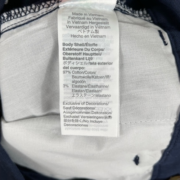 JCrew High-Rise Girlfriend Chino Pant Navy Blue Cotton Career Work Size 8 NWT - Picture 13 of 14